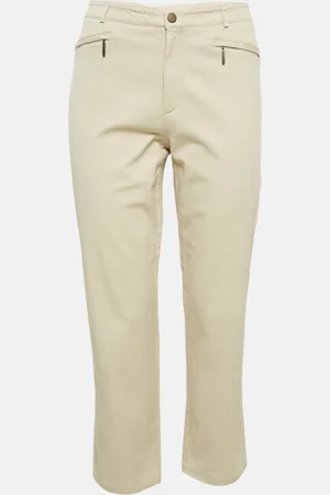 Burberry Gabardine Cotton Trousers L