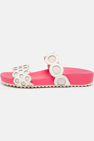 SOPHIA WEBSTER Leather Slide Flats Size 37