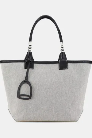 Hermès Gray Black Steeple 28 Handbag