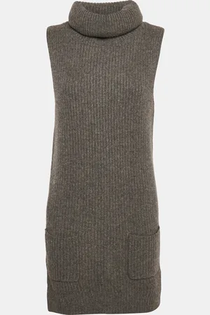 Ralph Lauren Mélange Wool Turtle Neck Sweater Dress M