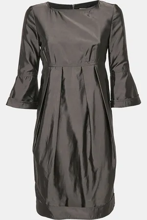 Burberry Silk Blend Pleated Short Dress S