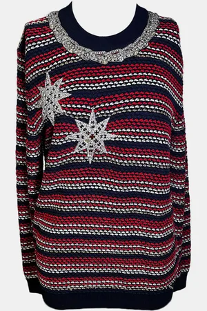 Gucci Knitted Sweater with Star Sequins S