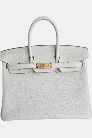 Hermès Birkin 25 Gris Pale in Togo leather with GHW bag
