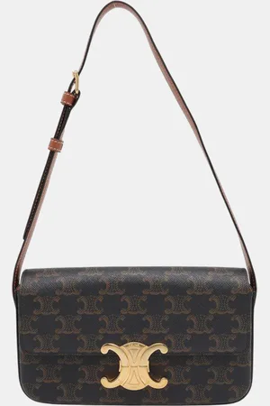 Céline Calf Leather Triomphe One Shoulder Bag