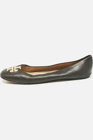 Tory Burch Leather Lowell Ballet Flats Size 39.5