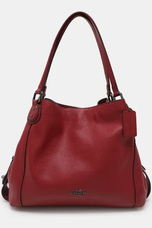 Coach Leather Edie Shoulder Bag