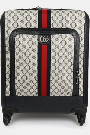 Gucci Canvas Leather Savoy Carrier Bag
