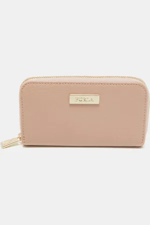 Furla Leather Zip Around Key Case