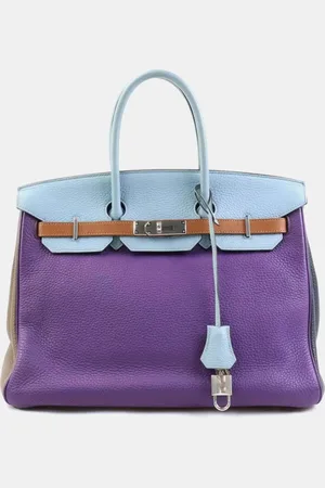 Hermès Taurillon Clemence Leather Birkin 35 Tote Bag