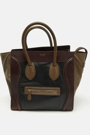 Céline Leather Mini Luggage Tote