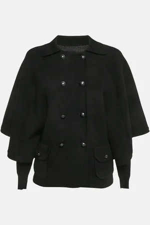 Diane von Furstenberg Wool Abbe Cardigan Cape S
