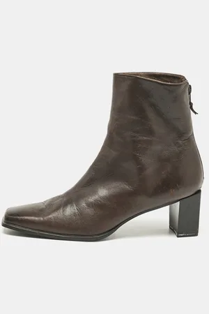 Stuart Weitzman Leather Ankle Length Boots Size 41.5