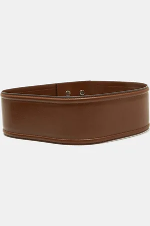 Marni Leather Wide Waist Belt 80 CM