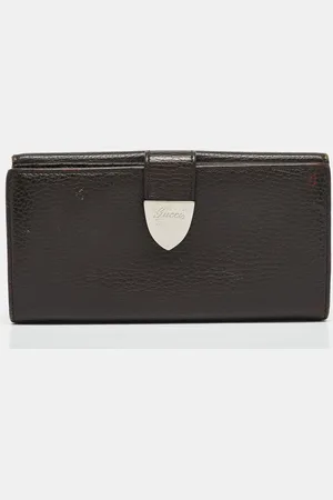 Gucci Leather Signoria Continental Wallet