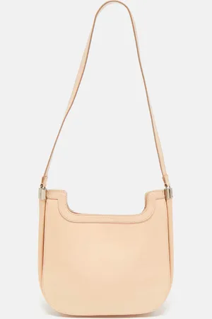 Emporio Armani Peach Leather Messenger Bag