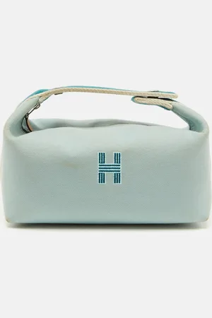 Hermès Eucalyptus Toile H Canvas Small Bride-a-Brac Case