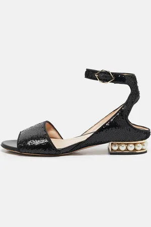 Nicholas Kirkwood Sequins Casati Slingback Flats Size 37