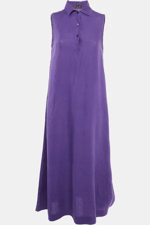 Loro Piana Linen Sleeveless Long Dress M