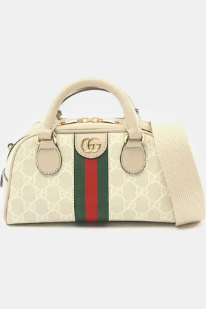 Gucci Multicolor Coated Canvas Leather Ophidia GG Supreme Handbag
