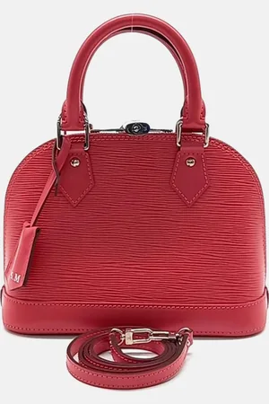 LOUIS VUITTON Leather Epi Alma Bb Bag