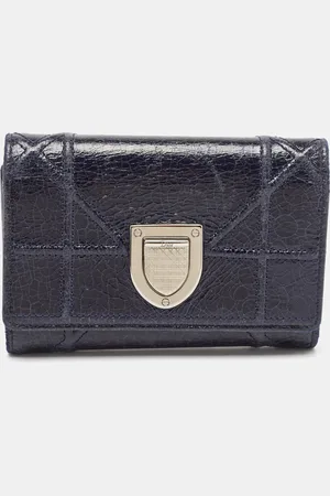 Dior Patent Leather ama Trifold Wallet
