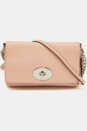 Coach Light Leather Crosstown Flap Shoulder Bag