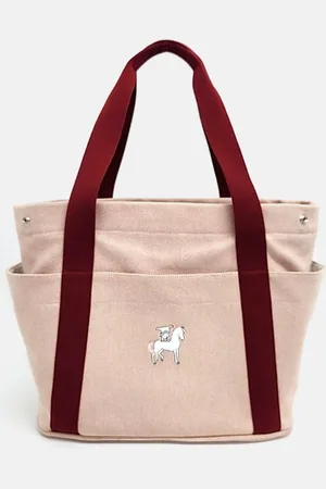 Hermès Terracotta Canvas Cabriole Diper Bag