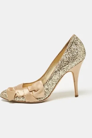 Giuseppe Zanotti Glitter and Satin Uma Pumps Size 40