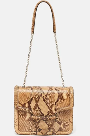 Alexander McQueen Python Heroine Chain Shoulder Bag