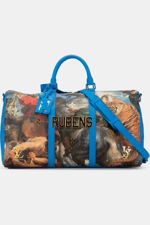 LOUIS VUITTON Canvas Keepall Bandouliere 50 Travel Bag