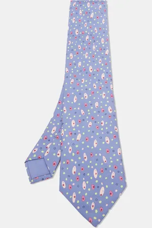 Hermès Patterned Silk Classic Tie