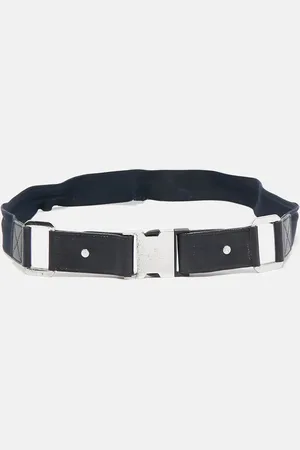 Gucci Elastic and Leather Buckle Belt 90 CM