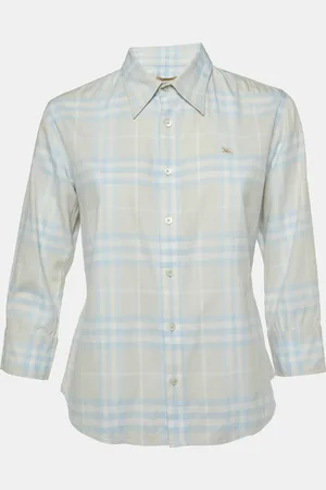Burberry Tartan Checks Cotton Button Front Shirt M