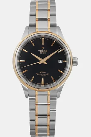 TUDOR 18k Yellow Gold Steel Style 12103-0003 Automatic Women