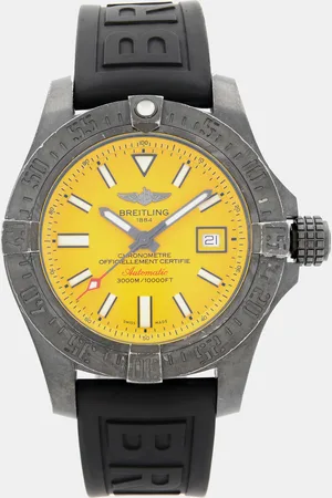 Breitling Yellow Stainless Steel Avenger II Seawolf M17331E2/I530 Automatic Men