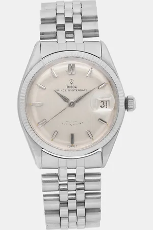 TUDOR White 14k White gold Prince OysterDate 7966 Automatic Men