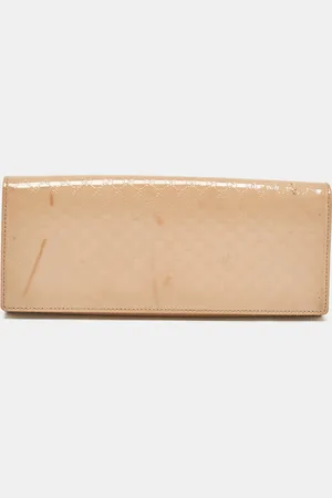 Gucci Microssima Patent Leather Broadway Clutch