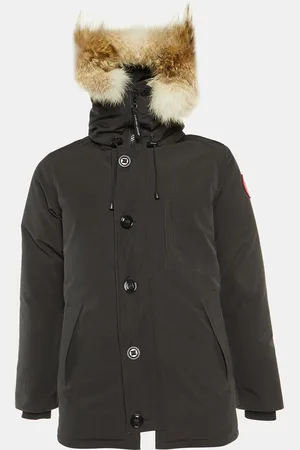 Canada Goose Synthetic Detachable Fur Hooded Zip-Up Jacket M