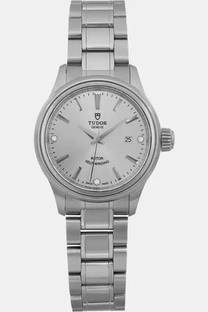 TUDOR Diamond Stainless Steel Style 12100-0003 Automatic Women