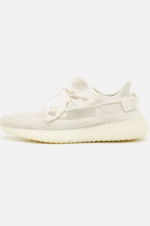 adidas Off Knit Fabric Boost 350 V2 Bone Sneakers Size 43 1/3