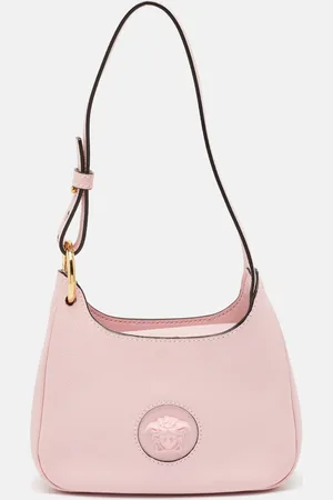 VERSACE Light Leather La Medusa Shoulder Bag