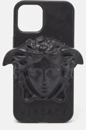 VERSACE Rubber La Medusa iPhone 12/12 Pro Cover