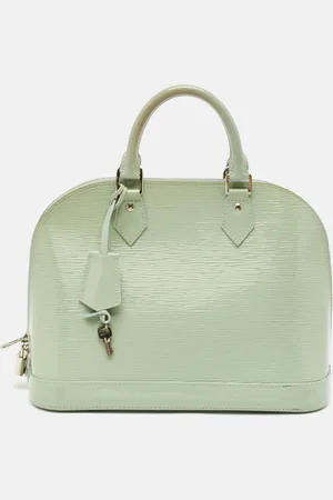 LOUIS VUITTON Peppermint Electric Epi Leather Alma PM Bag