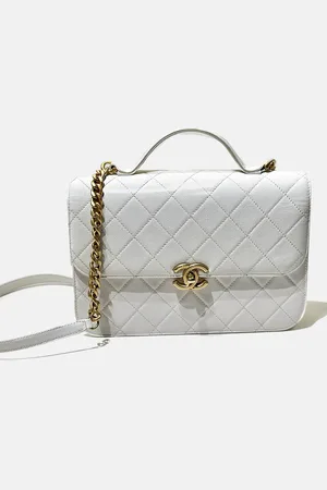 CHANEL Caviar Quilted Small Top Handle Flap Bag