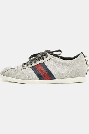 Gucci Glitter Web Bambi Sneakers Size 38.5