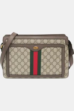 Gucci Brown Medium GG Supreme Shoulder Bag