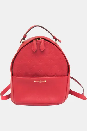 LOUIS VUITTON Cerise Monogram Empreinte Leather Sorbonne Backpack