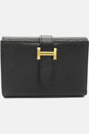 Hermès Leather Bearn Short Wallet