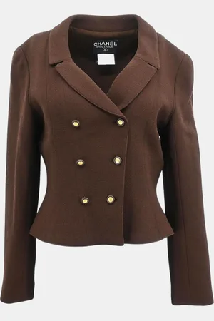 CHANEL Double Breasted Jacket Size 42
