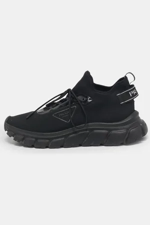 Prada Fabric Lace Up Sneakers Size 45